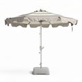 Parasoll voor buitengebruik met alu stok en doek van polyester 250 x 250 x 250cm beige
