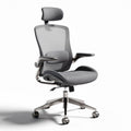 Ergonomische bureaustoel met mesh bekleding en verstelbare armsteunen 60 x 60 x 120cm